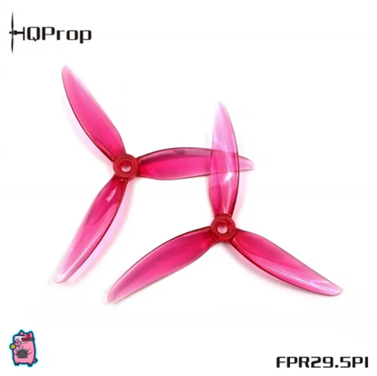 HQProp FlowerPig R29.5 Blue (2CW+2CCW)-Poly Carbonate