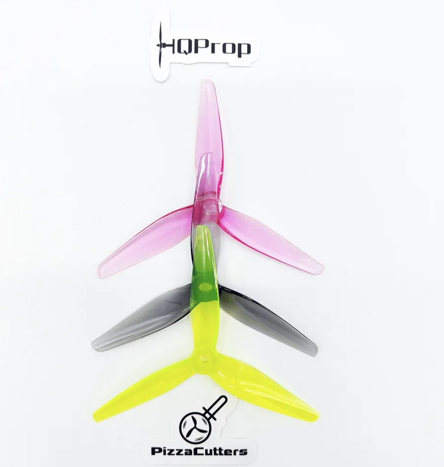 HQProp PizzaCutters 5037 Grey (2CW+2CCW)-Poly Carbonate