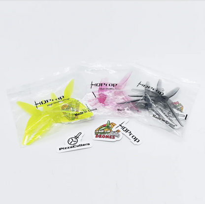 HQProp PizzaCutters 5037 Grey (2CW+2CCW)-Poly Carbonate