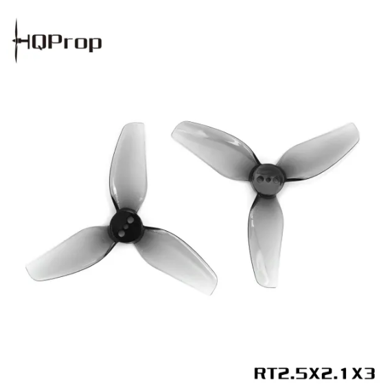 HQProp RT2.5X2.1X3 Grey (2CW+2CCW)-Poly Carbonate