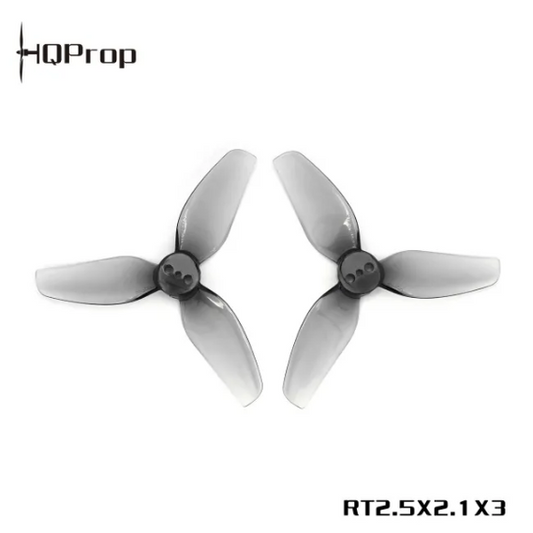 HQProp RT2.5X2.1X3 Grey (2CW+2CCW)-Poly Carbonate