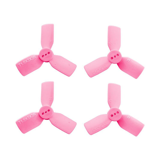 HQProp T1.9X3X3 Pink(2CW+2CCW)-Poly Carbonate