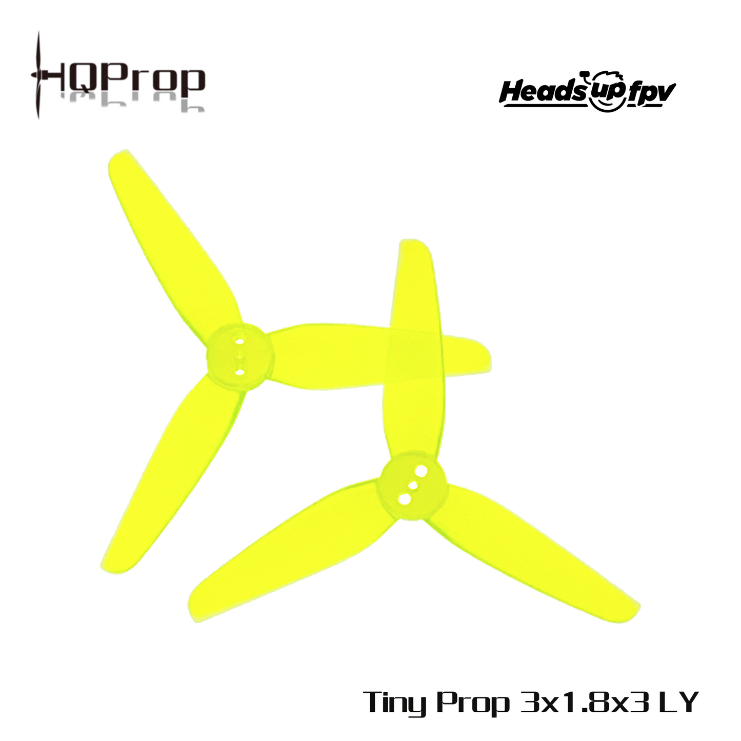 HQProp T3X1.8X3 (2CW+2CCW)-Poly Carbonate-1.5MM