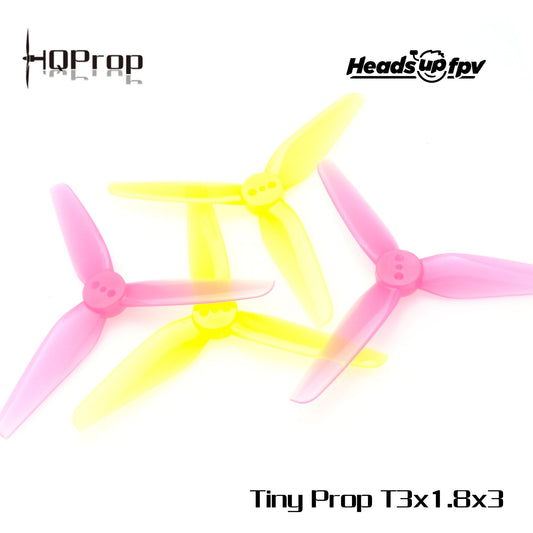 HQProp T3X1.8X3 (2CW+2CCW)-Poly Carbonate-1.5MM