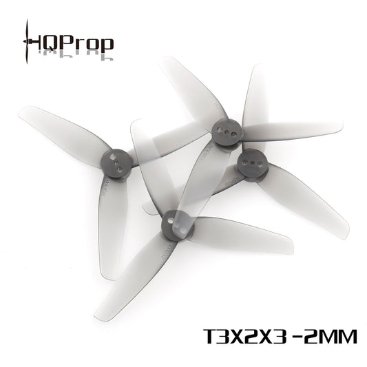 HQProp T3X2X3 Grey（2CW+2CCW)-Poly Carbonate-2MM