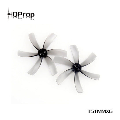 HQProp T51MMX6 Light Grey (2CW+2CCW)-Poly Carbonate