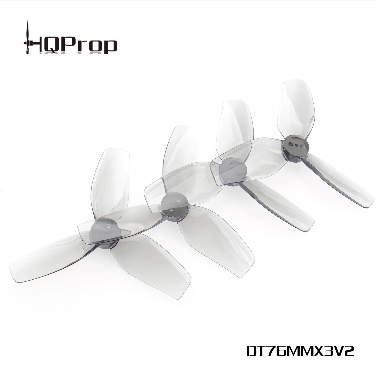 HQProp T76MMX3 V2 for Cinewhoop Grey (2CW+2CCW)-Poly Carbonate