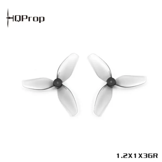 HQ Ultralight Whoop Prop 1.2X1X3(31MM) Grey (2CW+2CCW)-PC-1MM Shaft