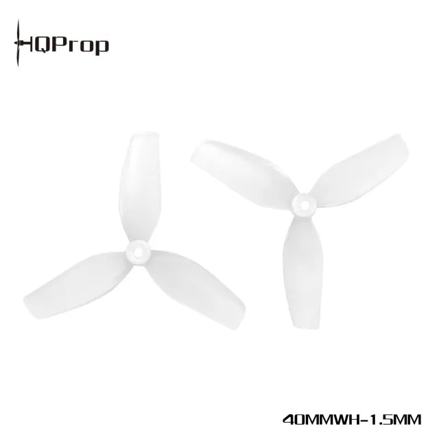 HQ Ultralight Whoop Prop 1.6X1.1X3(40MM) (2CW+2CCW)-Poly Carbonate-1MM 1.5MM Shaft