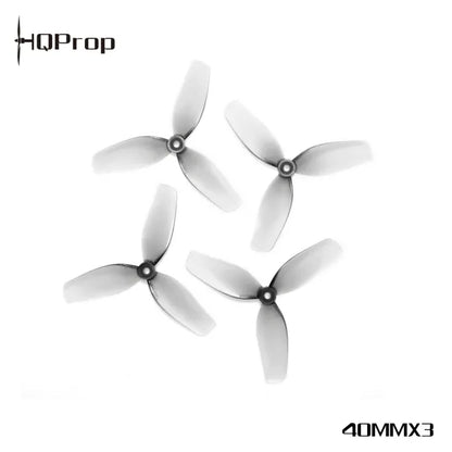 HQ Ultralight Whoop Prop 1.6X1.1X3(40MM) (2CW+2CCW)-Poly Carbonate-1MM 1.5MM Shaft
