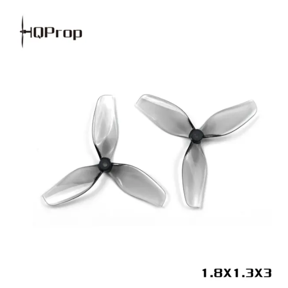 HQ Ultralight Whoop Prop 1.8X1.3X3(45MM) Grey  (2CW+2CCW)-Poly Carbonate-1.5MM Shaft