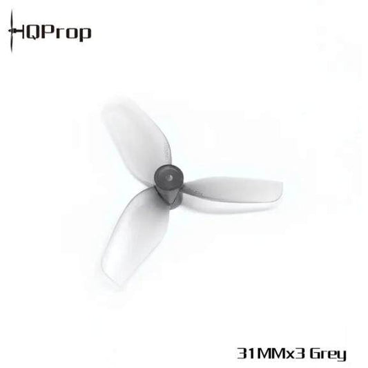 HQ Ultralight Whoop Prop 31MMX3(1.2X1.1X3) Grey(2CW+2CCW)-PC-0.8MM Shaft