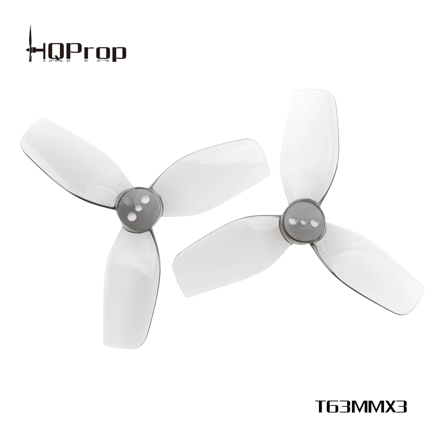 Hqprop T63mmx3 V2 Propeller Grey Poly Carbonate For 2.5inch Geprciflight Racing Drone