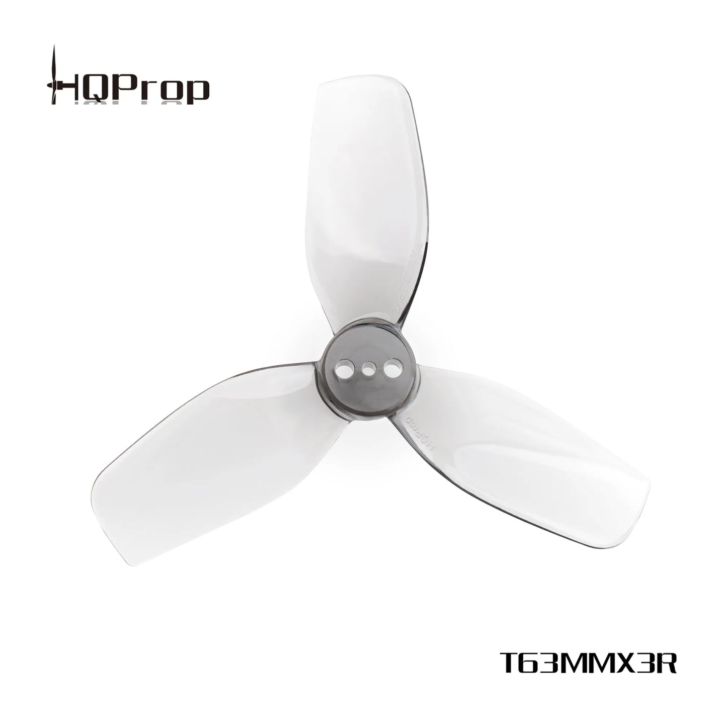 Hqprop T63mmx3 V2 Propeller Grey Poly Carbonate For 2.5inch Geprciflight Racing Drone