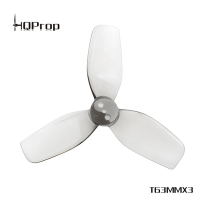 Hqprop T63mmx3 V2 Propeller Grey Poly Carbonate For 2.5inch Geprciflight Racing Drone