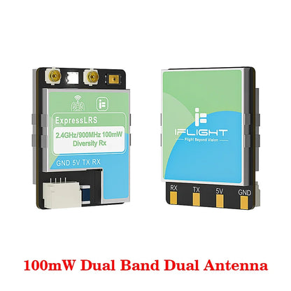 IFlight ELRS 100mW 500mW Dual-Band True Diversity Receiver Support
