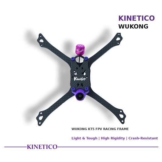 KINETICO KT5 Racing Drone Frame Kit