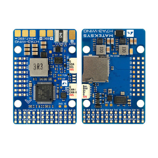 MATEK H7A3 WING Flight Controller F7 3-8S with OSD & MicroSD