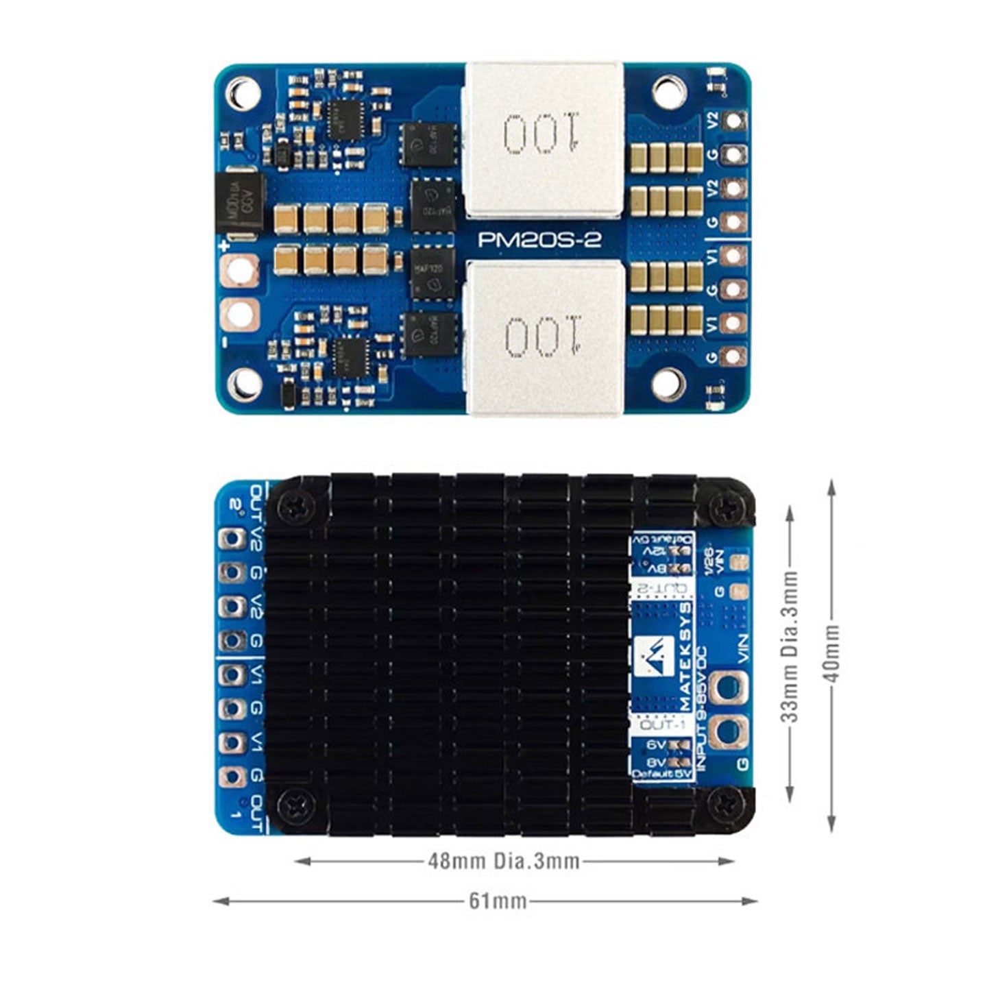 MATEK MATEKSYS PM20S-2 POWER MODULE 4-20S Lipo