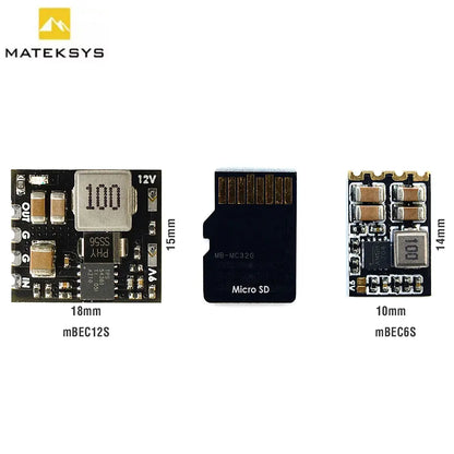 MATEK MICRO BEC 6-60V TO 5V/9V/12V-ADJ MBEC12S Step-Down Regulator Module