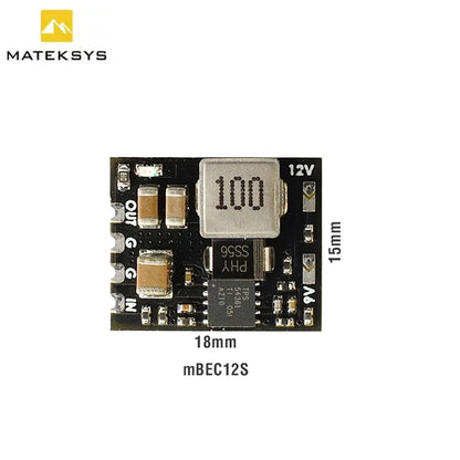 MATEK MICRO BEC 6-60V TO 5V/9V/12V-ADJ MBEC12S Step-Down Regulator Module