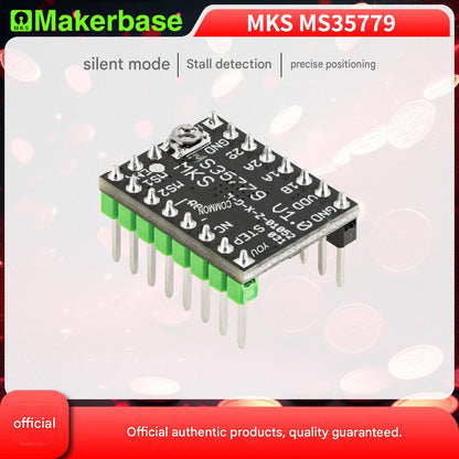 MKS MS35779 Ultra-Quiet Driver Replaces TMC2209 with Infinite Bit Return to Zero UART Mode