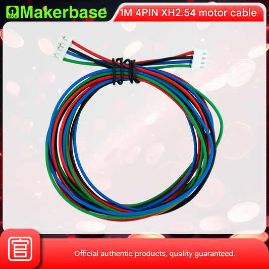 Makerbase 3D Printing Stepper Motor Cable 1M 4pin XH2.54 Female Connector
