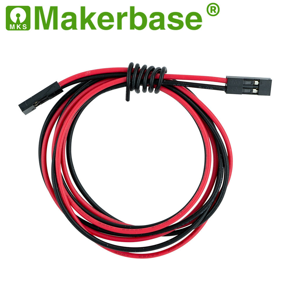 Makerbase 3D printer accessory 70cm 2pin female-to-female jumper cable