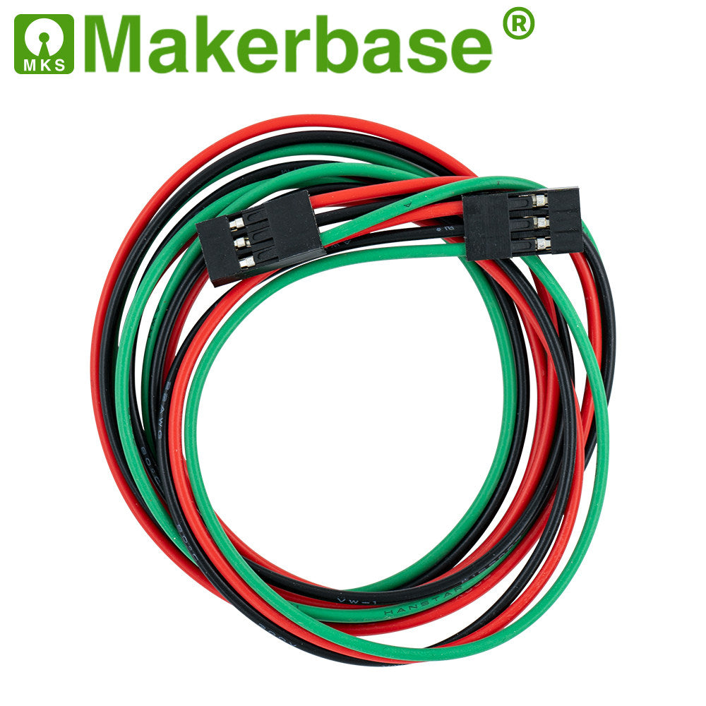 Makerbase 3D printer accessory 70cm 3pin female-to-female jumper cable