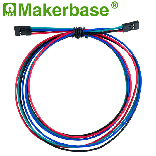 Makerbase 3D printer accessory 70cm 4pin female-to-female cable jumper