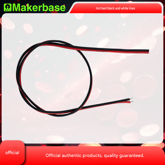 Makerbase 3D printer heated bed black and white line