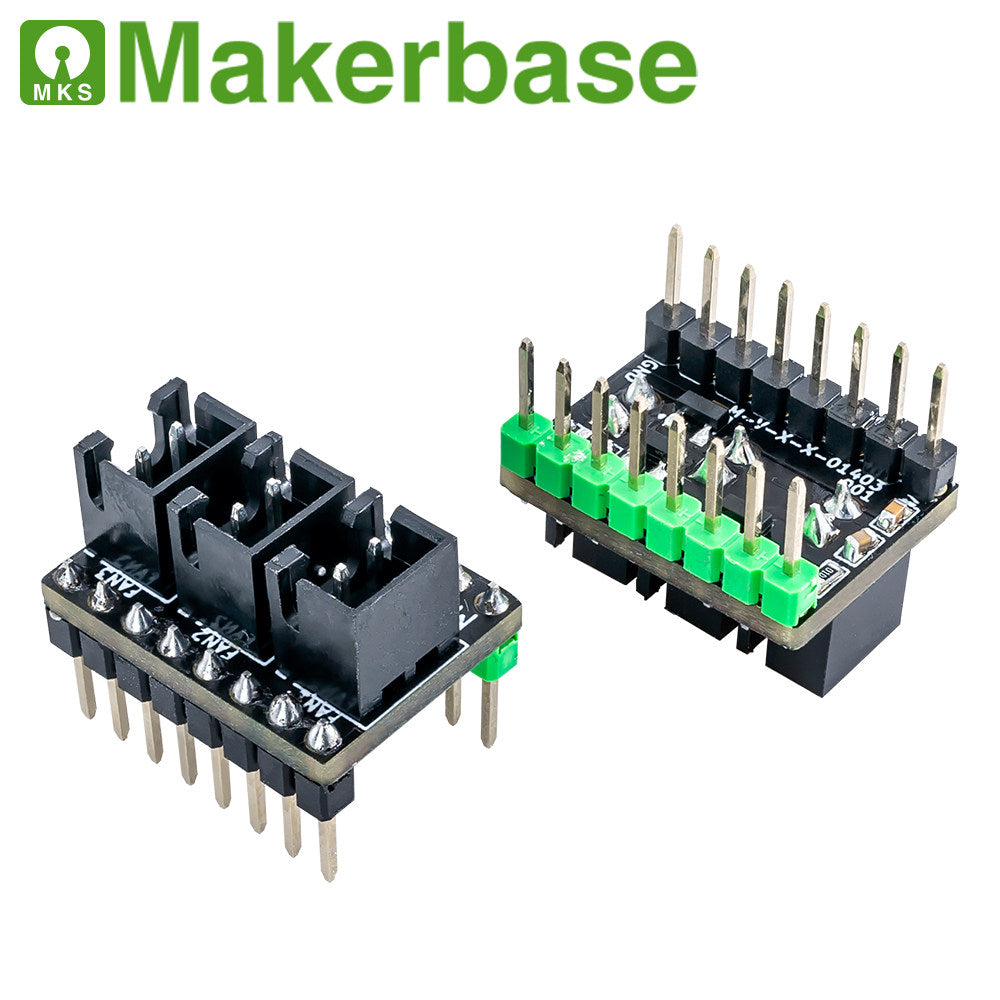 Makerbase 3MOS Plug-in 3-Way Fan Expansion Module for 5-Slot Mainboard