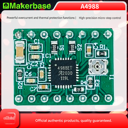 Makerbase A4988 Stepper Motor Driver Reprap with Heatsink