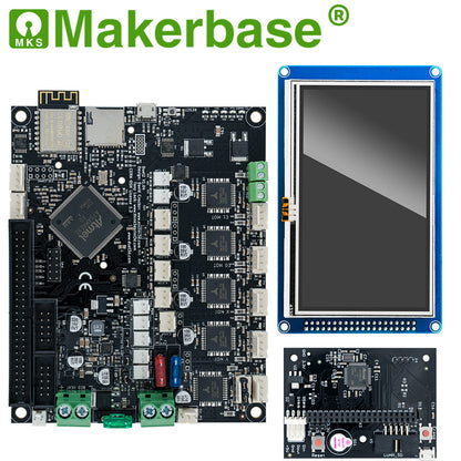 Makerbase MKS Duet2 WiFi 3D printer motherboard with Duex5 4.3/7.0-inch display