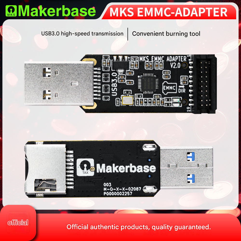 Makerbase MKS EMMC-ADAPTER V2 USB 3.0 Card Reader for MKS EMMC
