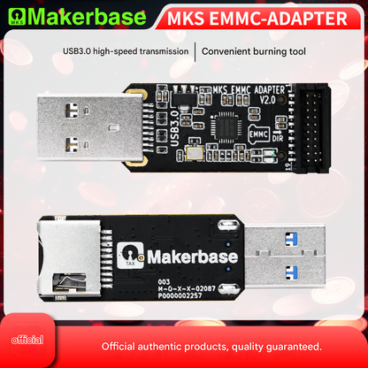 Makerbase MKS EMMC-ADAPTER V2 USB 3.0 Card Reader for MKS EMMC