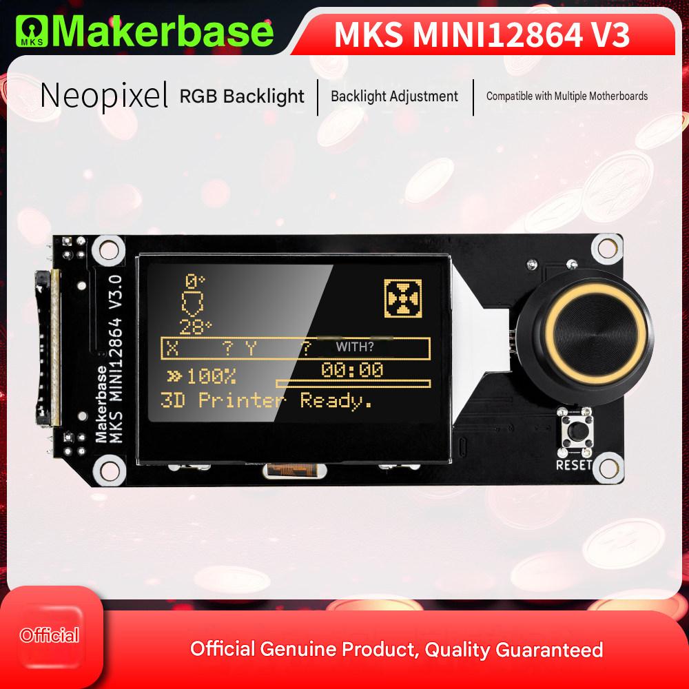 Makerbase MKS MINI12864 V3 SD Card Insertion (Properly Inserted) Smart Display