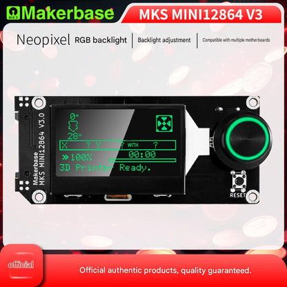 Makerbase MKS MINI12864 V3 SD Card Side Insert Smart Display