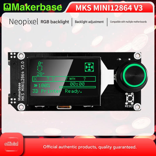 Makerbase MKS MINI12864 V3 SD Card Side Insert Smart Display
