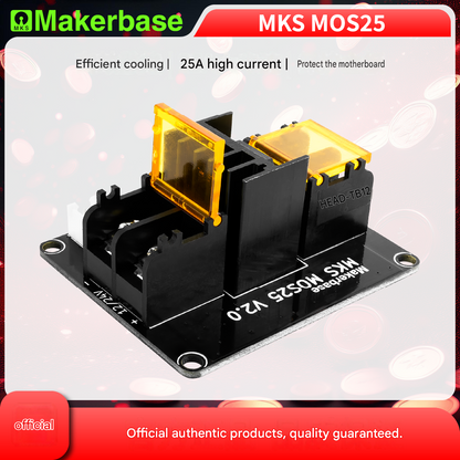 Makerbase MKS MOS25 3D Printer Accessories: High-Power Heated Bed MOS Module 25A