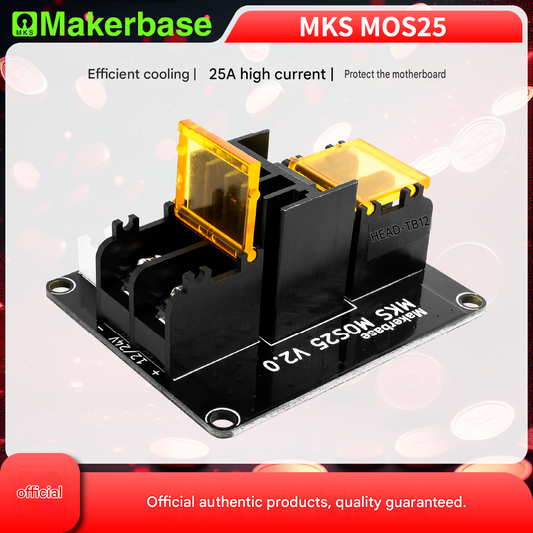 Makerbase MKS MOS25 3D Printer Accessories: High-Power Heated Bed MOS Module 25A