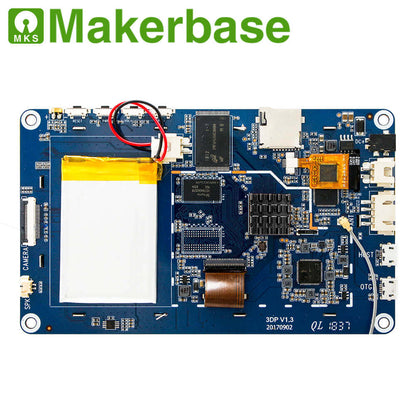 Makerbase MKS Pad45 3D Printer Remote Printing of 3D Models from a 4.5-inch Android Tablet