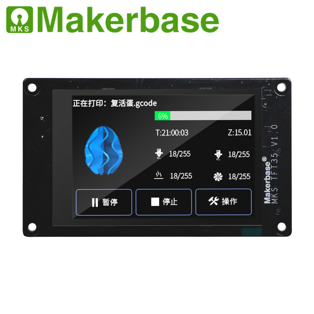 Makerbase MKS TFT35 3D Printer Display 3.5-inch Full-Color Touchscreen Display