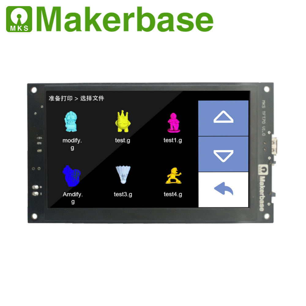 Makerbase MKS TFT70 3D printer with full-color 7-inch TFT touchscreen