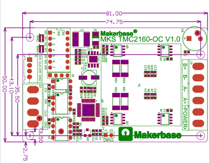Makerbase MKS TMC2160-OC Motor-Driven