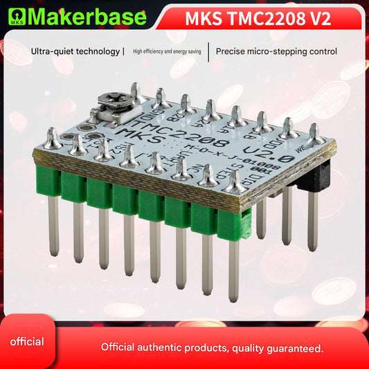 Makerbase MKS TMC2208 3D Printer Driver - Ultra-Quiet Driver