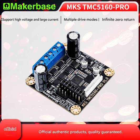 Makerbase MKS TMC5160-PRO High Current 6A High Voltage Stepper Motor Driver