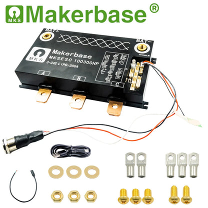 Makerbase VESC 100300HP FOC 100V 300A Single ESC Based on VESC