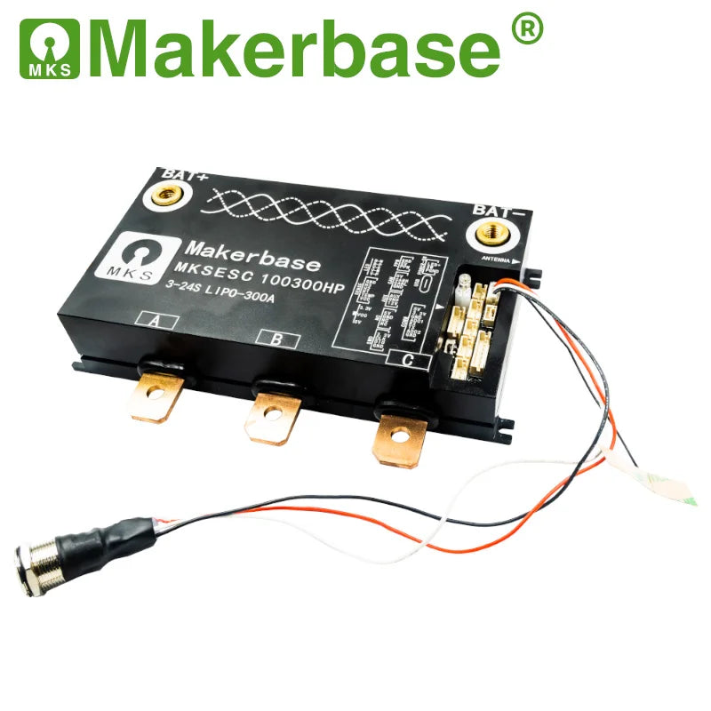 Makerbase VESC 100300HP FOC 100V 300A Single ESC Based on VESC
