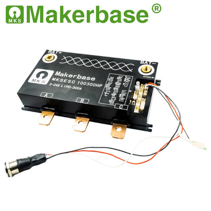 Makerbase VESC 100300HP FOC 100V 300A Single ESC Based on VESC